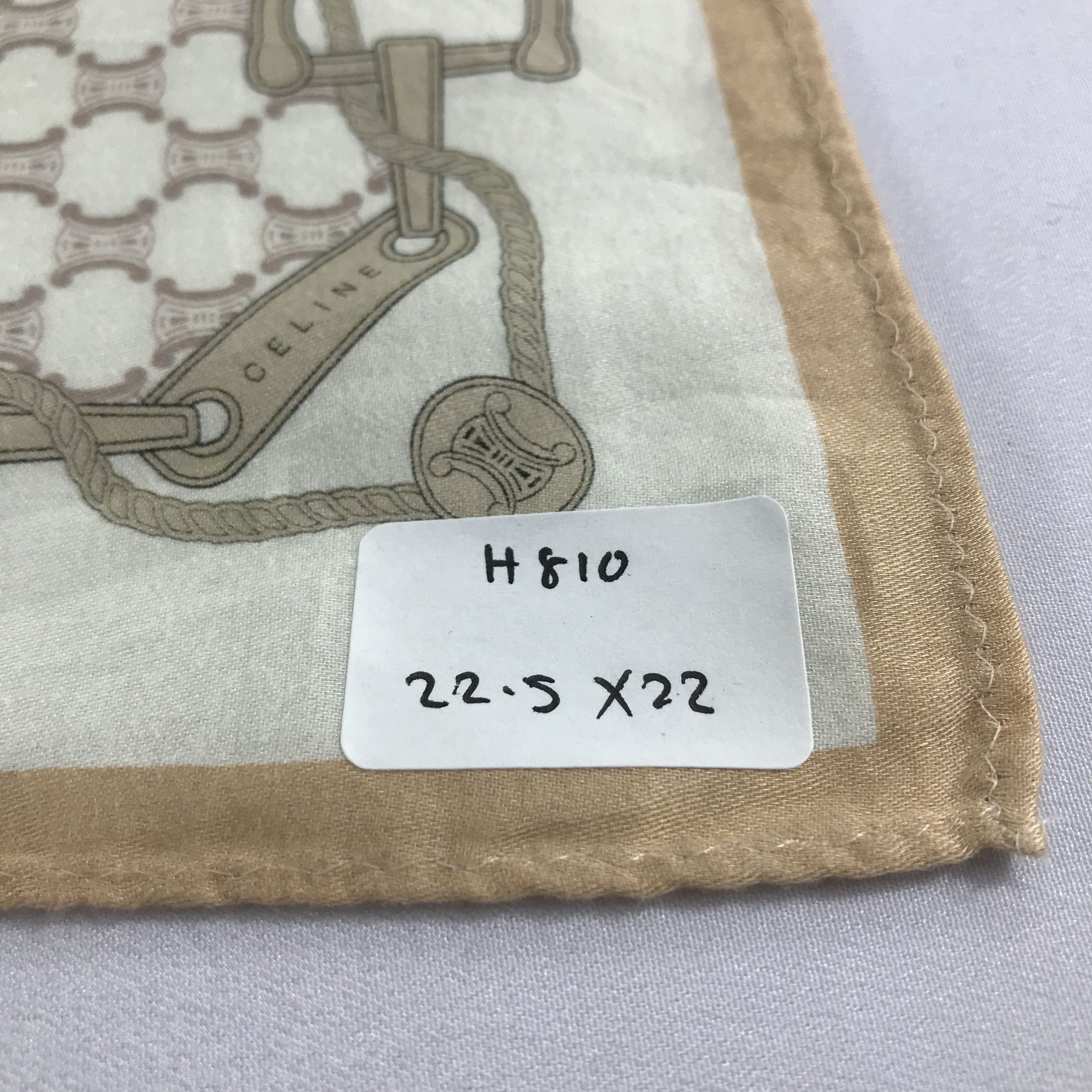 Celine Celine Handkerchief Neckerchief Bandana H810 Size ONE SIZE - 5 Thumbnail