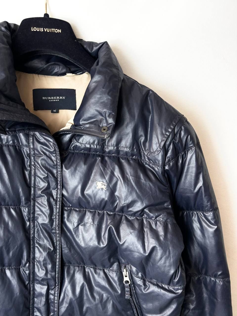Burberry Vintage Burberry Cropped Puffer Jacket Size M / US 6-8 / IT 42-44 - 4 Thumbnail