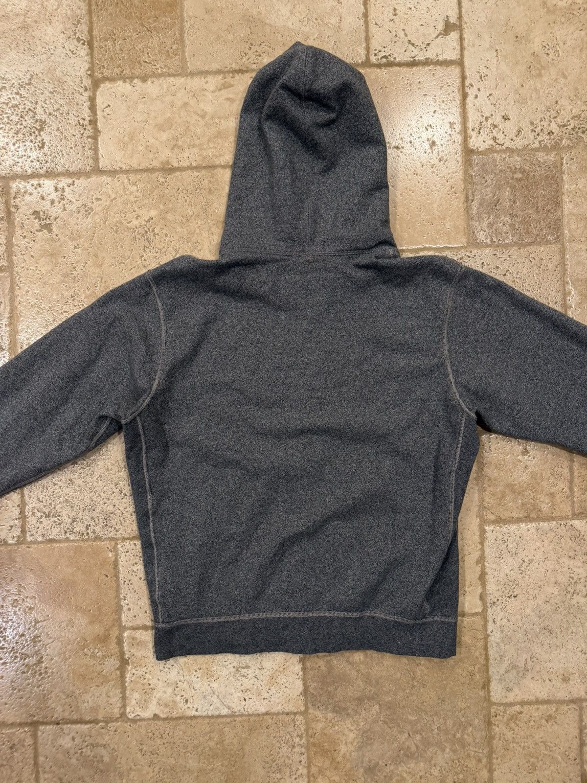 RRL Ralph Lauren RRL Ralph Lauren Gray French Terry Zip Up Hoodie Size US XL / EU 56 / 4 - 12 Thumbnail