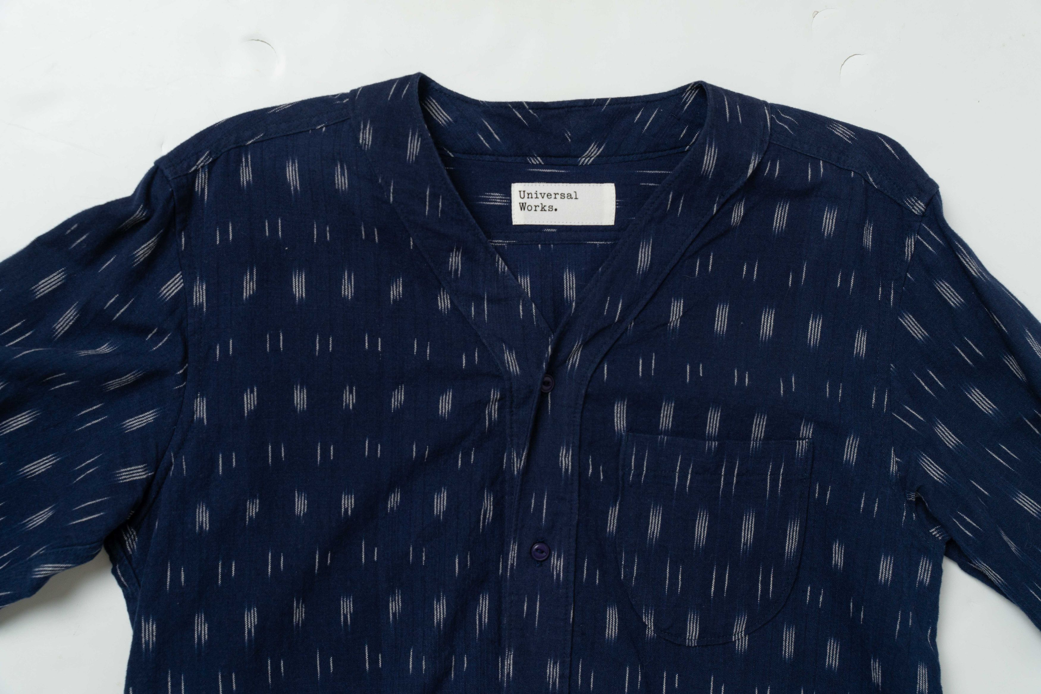 Universal Works Universal Works navy baseball collar button down medum Size US M / EU 48-50 / 2 - 2 Thumbnail