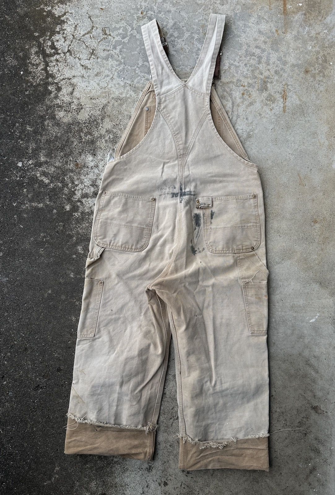 Carhartt Carhartt 1989 Painter Trashed Farmer Bib Overall Size US 39 - 2 Thumbnail