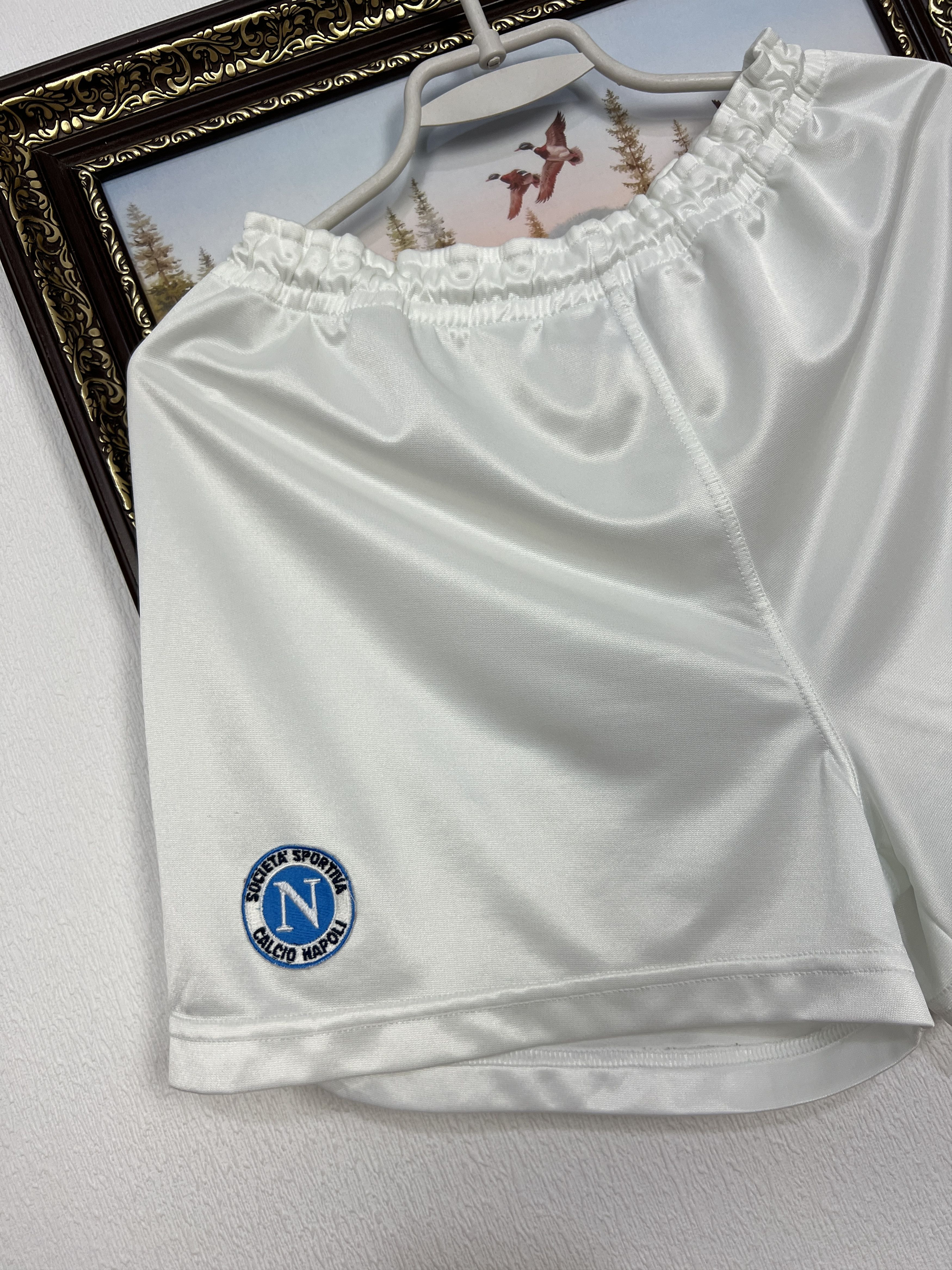 Lotto Sport Vintage 90's Lotto Napoli Football Shorts Soccer Mens XL Size US 36 / EU 52 - 3 Thumbnail