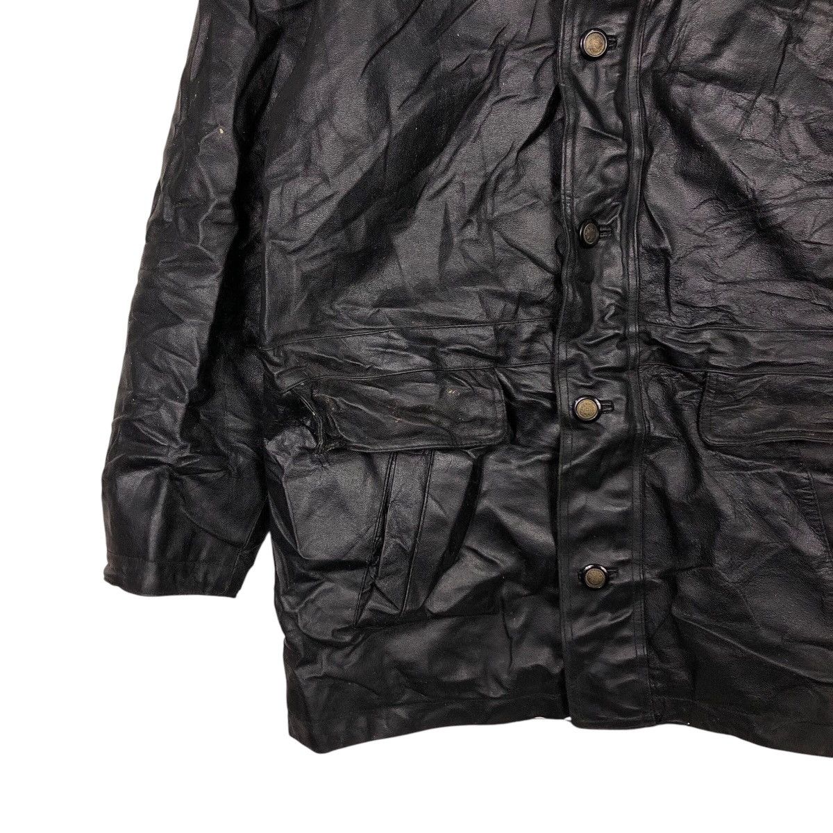 Japanese Brand 📌Vintage Leather Jacket Equitum Italy Blanket Issey Miyake Size US M / EU 48-50 / 2 - 5 Thumbnail