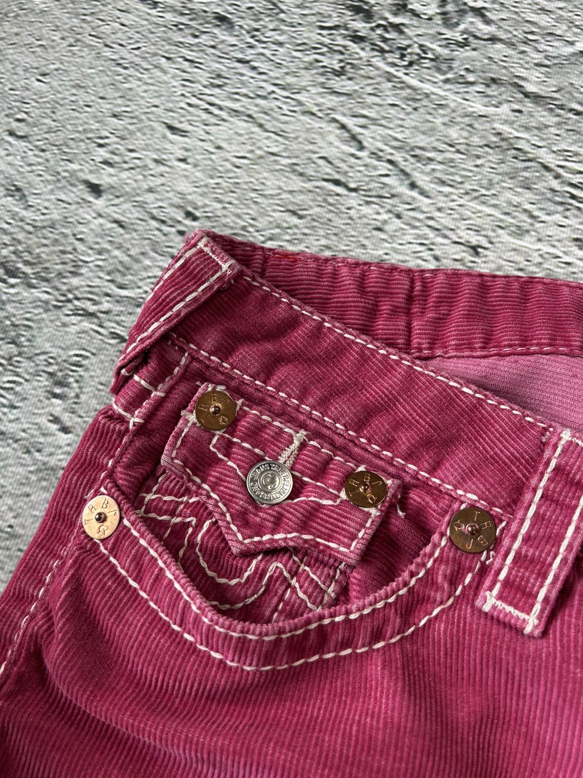 True Religion True Religion Joey jeans vintage cords corduroy pants flared Size US 31 - 7 Thumbnail