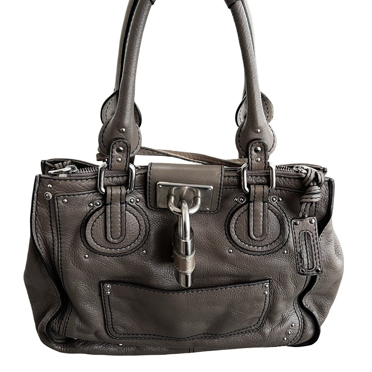 Chloe Chloé Paddington Handbag Taupe Size ONE SIZE - 1 Thumbnail