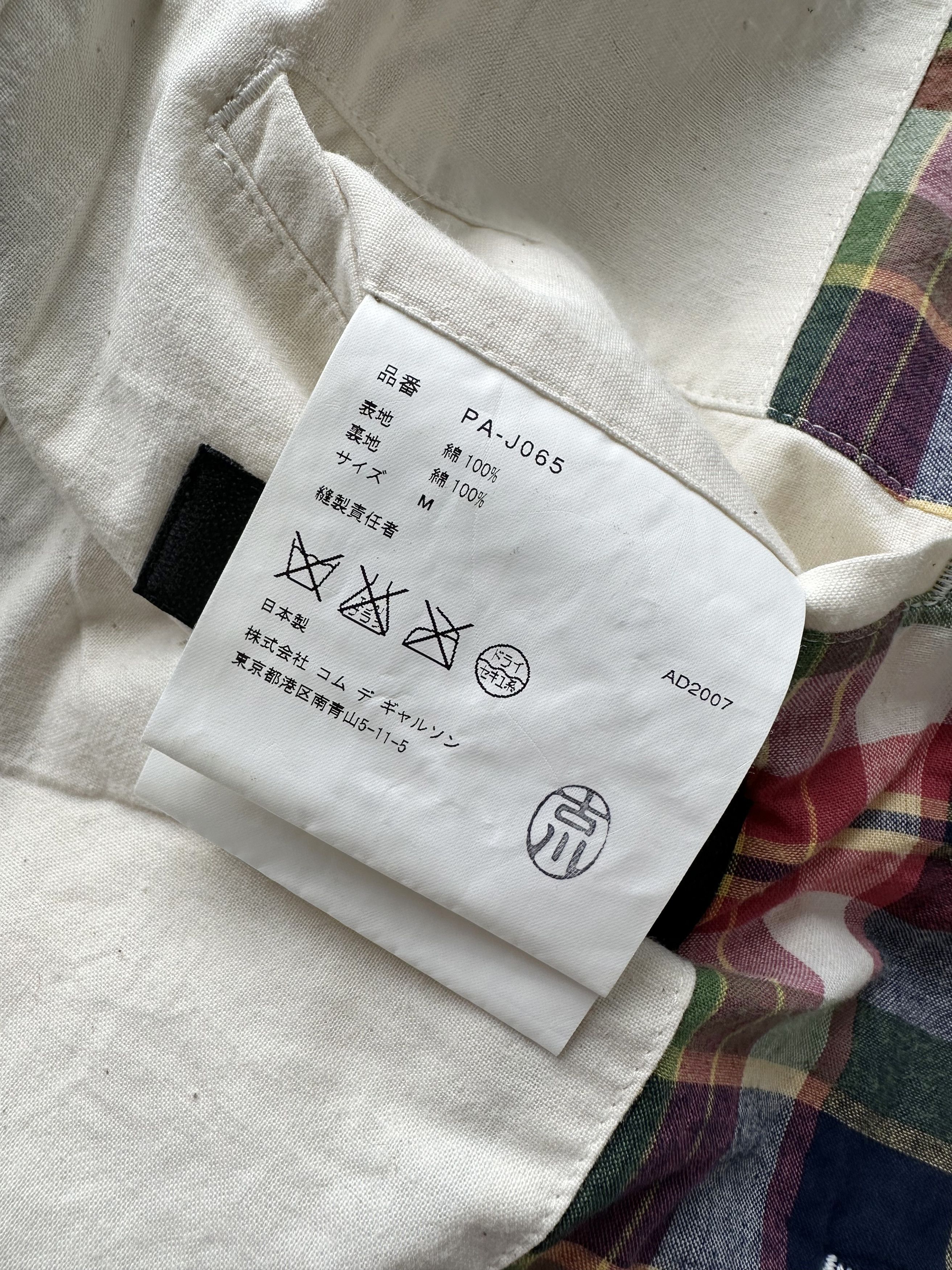 Comme des Garcons Comme des Garcons Homme Plus check multicolour blazer Size 46R - 8 Thumbnail