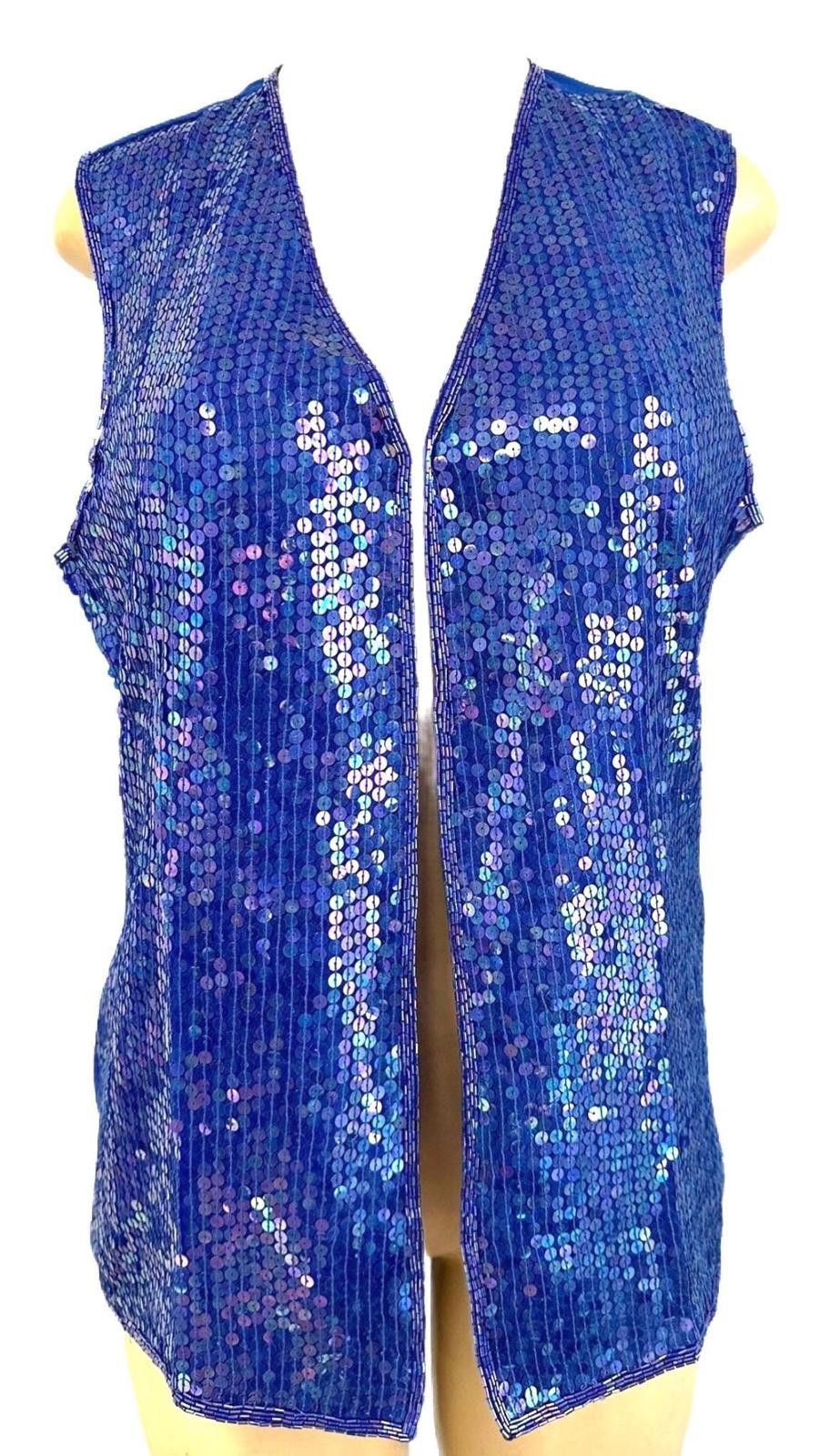 Other Sequin Top Blue size 8 Size M / US 6-8 / IT 42-44 - 2 Thumbnail