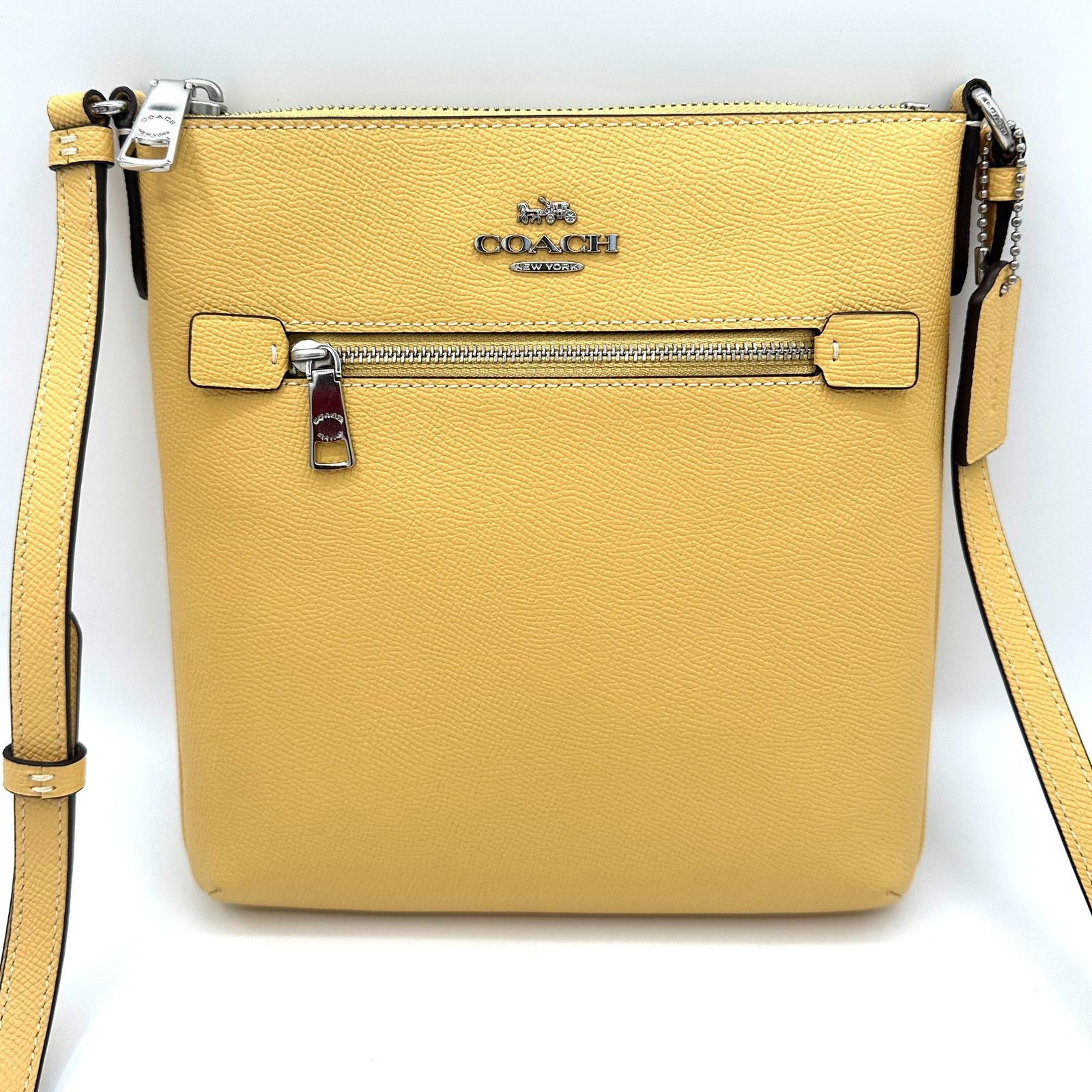 Coach Mini Rowan File Bag Crossbody Purse Retro Yellow Ce871, Women's