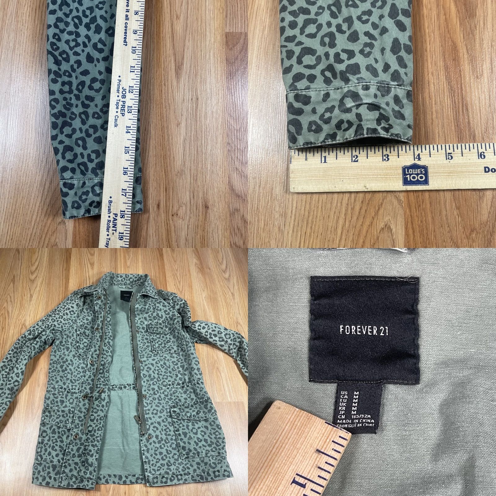 Forever 21 Forever 21 Jacket Camouflage Womens Size M Front Zip Button Coat Shirt Long Sleeve Jacket Womens Mens? Size M / US 6-8 / IT 42-44 - 8 Thumbnail