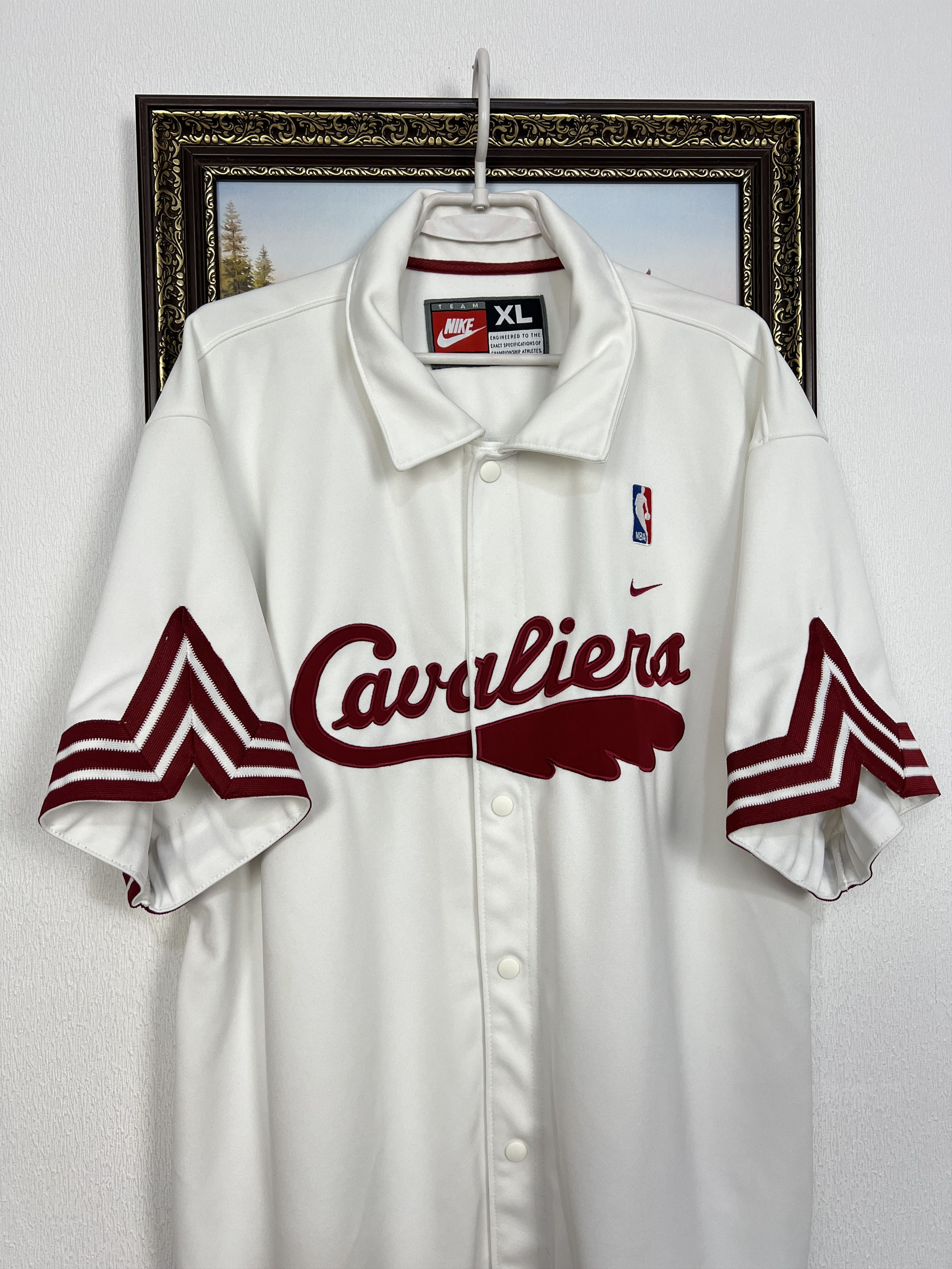 Nike Vintage Cleveland Cavaliers NBA Warm Up Shooting Jersey Size US XL / EU 56 / 4 - 2 Thumbnail