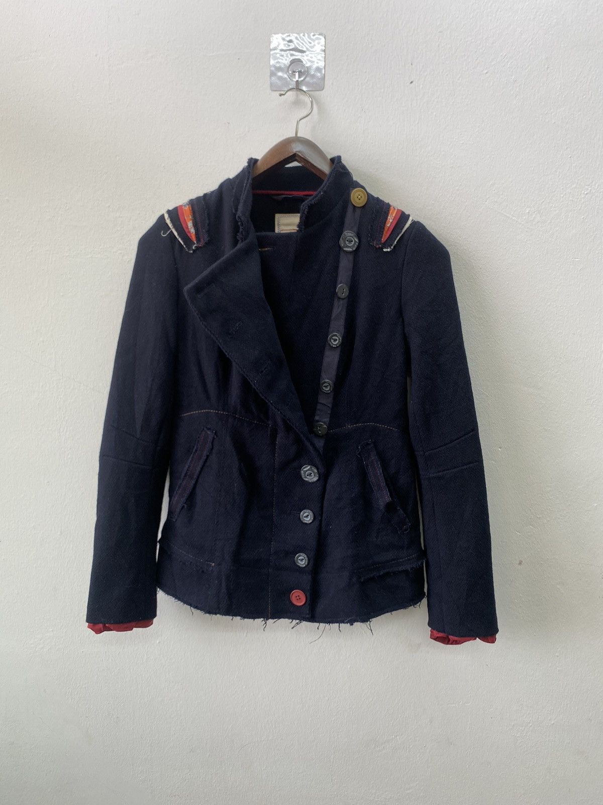 Marithe + Francois Girbaud Dark blue Marithé & François Girbaud wool jacket Size M / US 6-8 / IT 42-44 - 8 Thumbnail