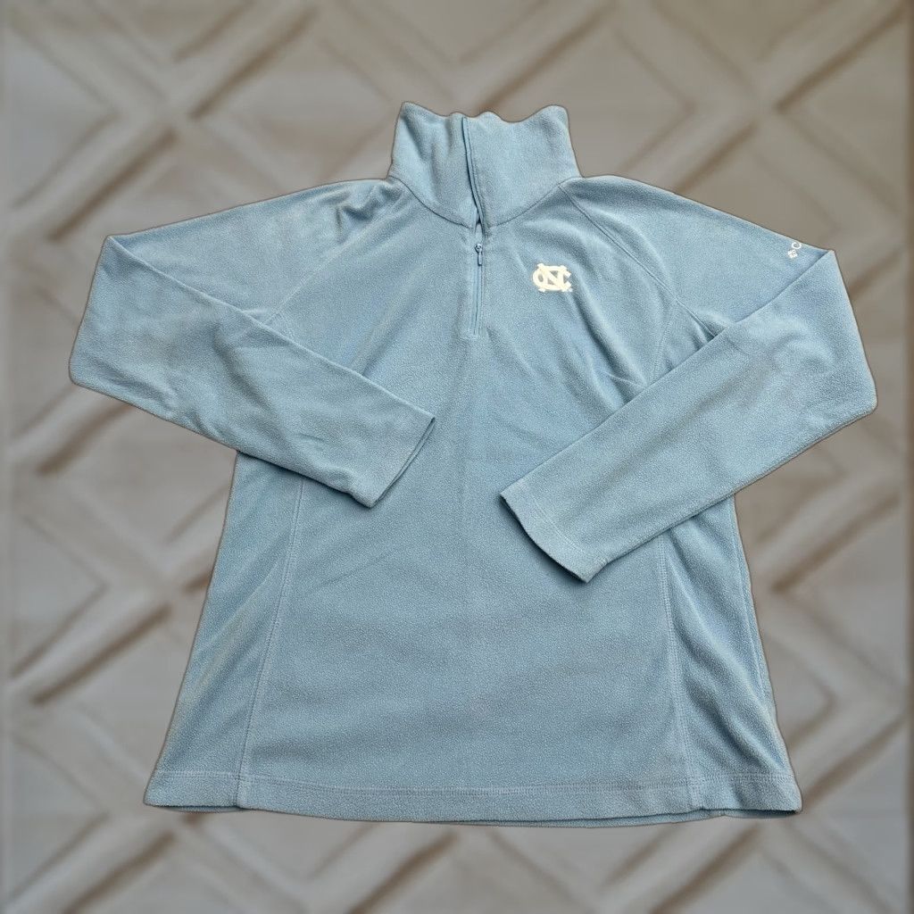 Vintage Columbia Jacket Benton Springs Fleece Blue Women M Size M / US 6-8 / IT 42-44 - 1 Thumbnail