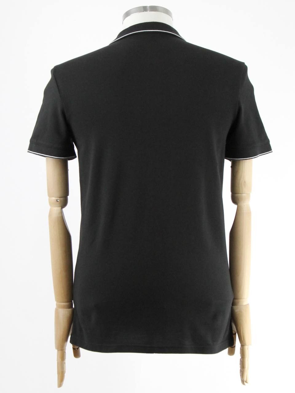 Calvin Klein CALVIN KLEIN JEANS Black Slim Polo Shirt with Logo Size US M / EU 48-50 / 2 - 3 Thumbnail