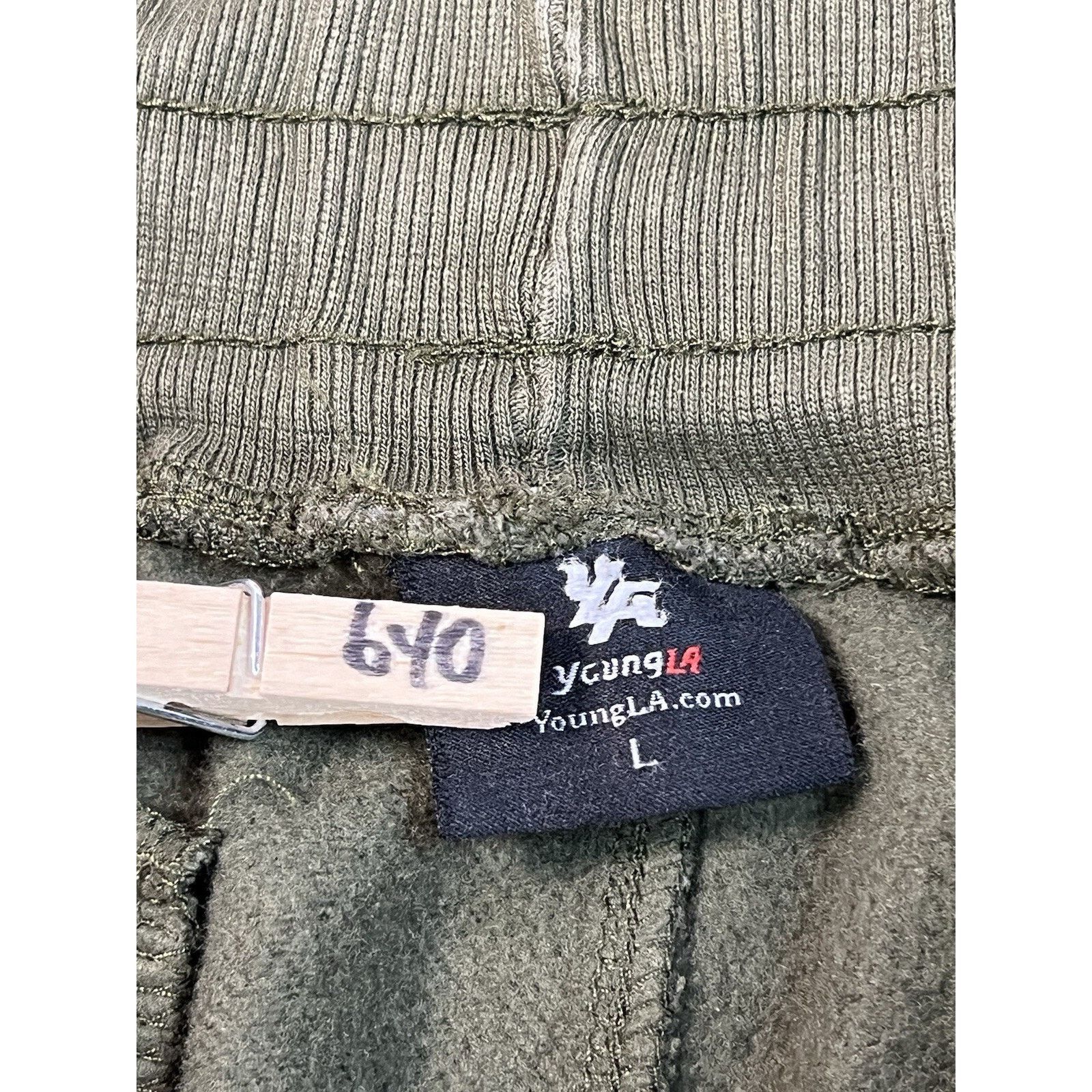 YoungLA YoungLa Army Green/Black Joggers Workout Mens Size Large Size US 32 / EU 48 - 3 Thumbnail