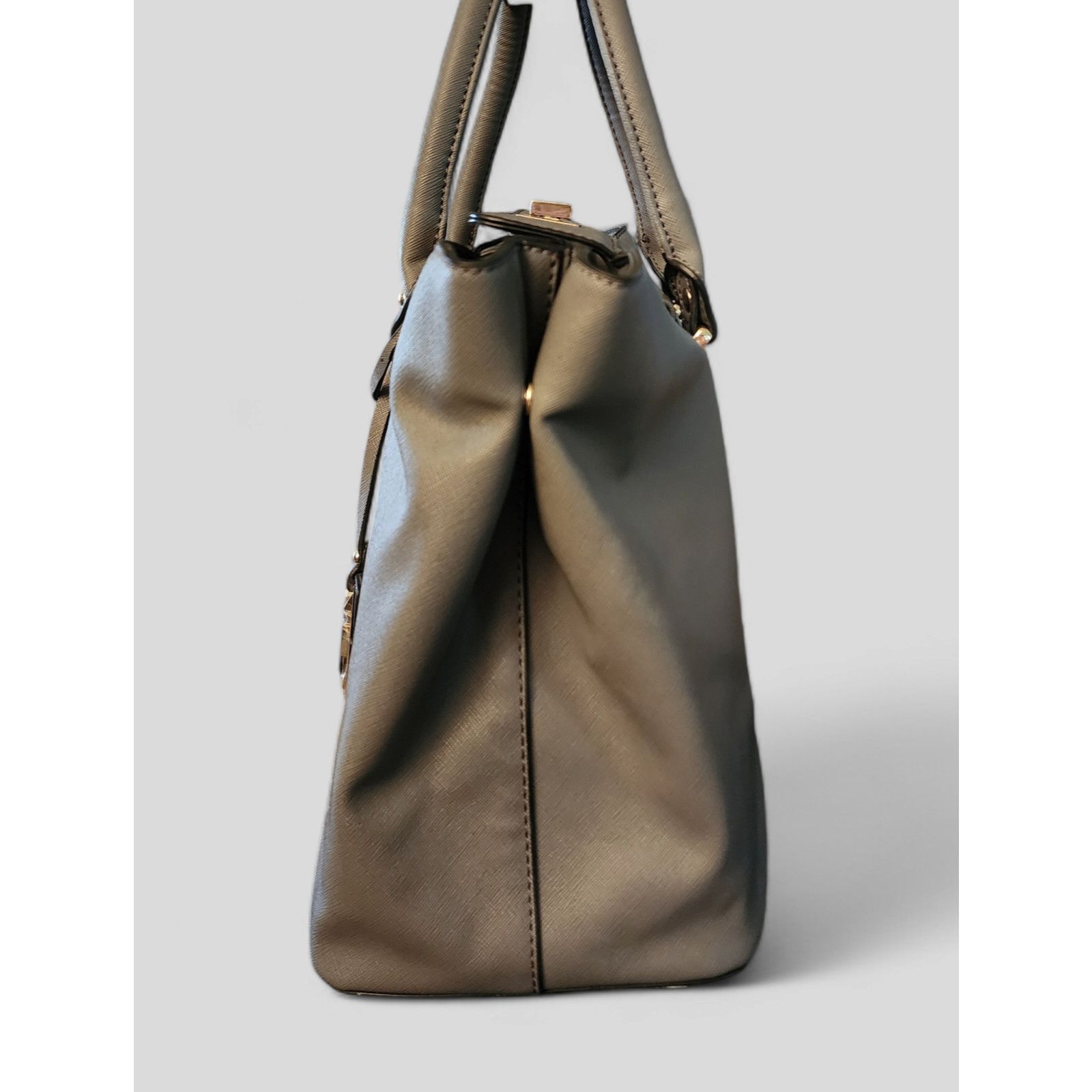 Other Catherine Malandrino Gray Large Satchel Women's Handbag Size ONE SIZE - 7 Thumbnail