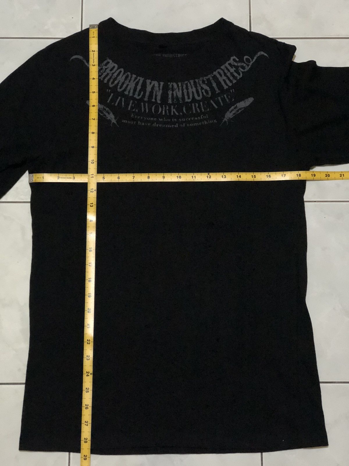 If Six Was Nine Brooklyn Industries Life Work Create Words Lognsleeve Size US XL / EU 56 / 4 - 18 Thumbnail