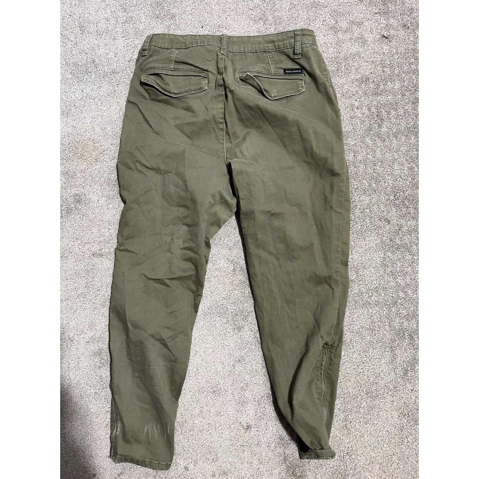 Sanctuary SOCIAL STANDARD Sanctuary Womens Scout Poplin Army Pant 10 Olive Green Crop Pants Casual Womens Size 32" / US 10 / IT 46 - 3 Thumbnail