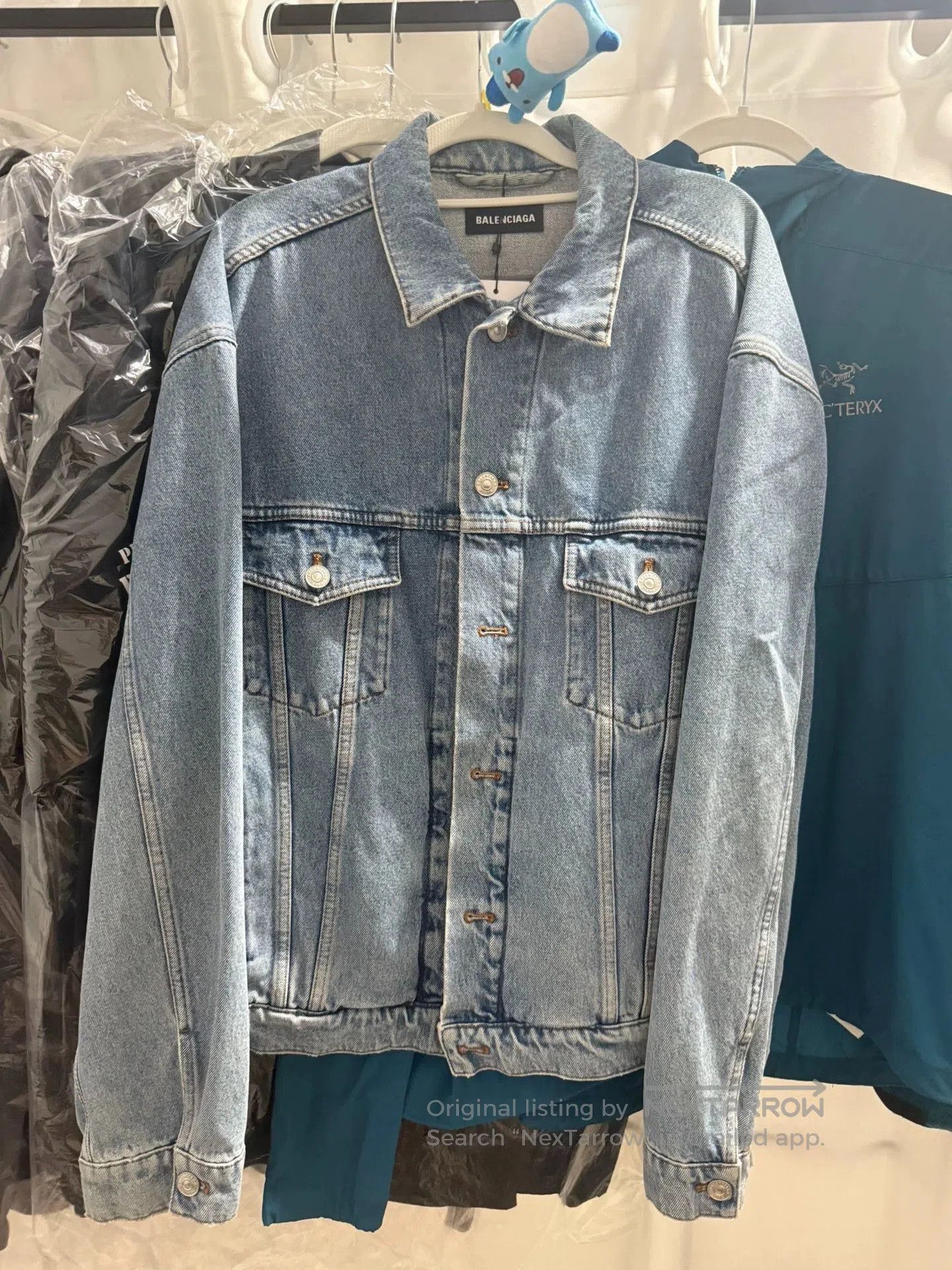 Balenciaga Balenciaga Men's Denim Jacket Size 46. Size US S / EU 44-46 / 1 - 2 Thumbnail