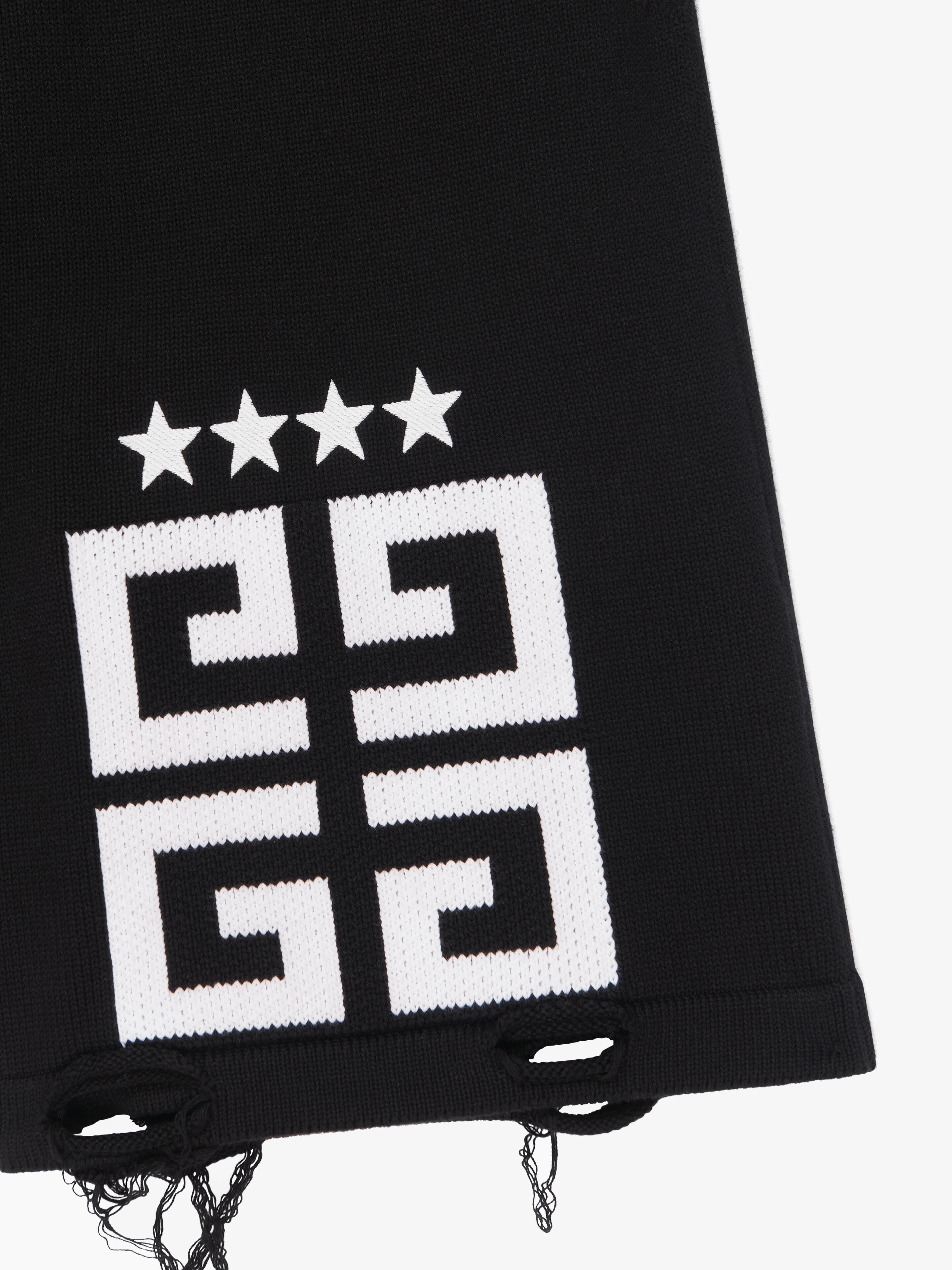 Givenchy o1mle0226 4G Stars knit Bermuda Shorts in Black Size US 32 / EU 48 - 5 Thumbnail