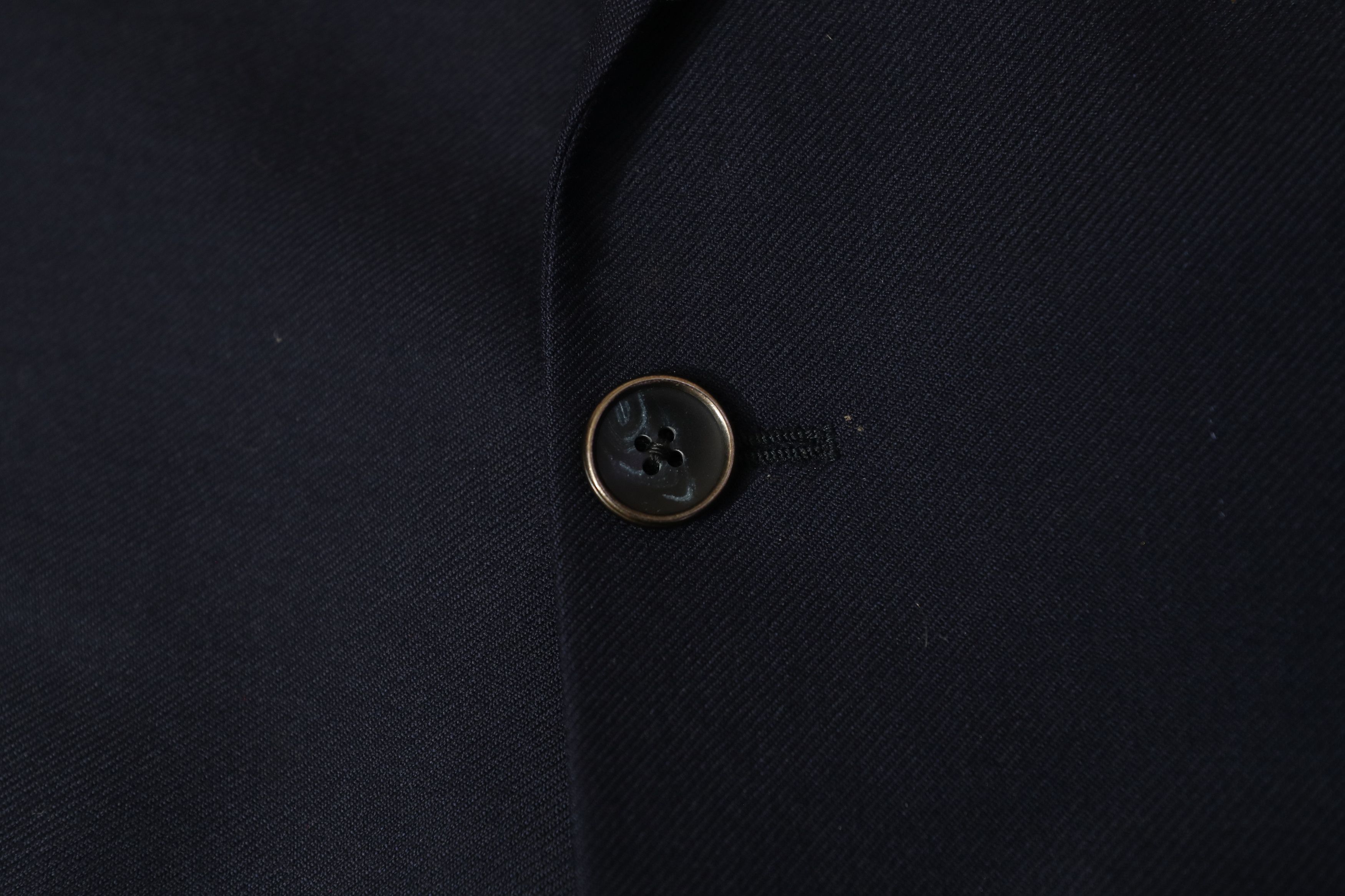 Saks Fifth Avenue Saks 5th Ave Cashmere Navy Suit Jacket (42R) Size 42R - 5 Thumbnail