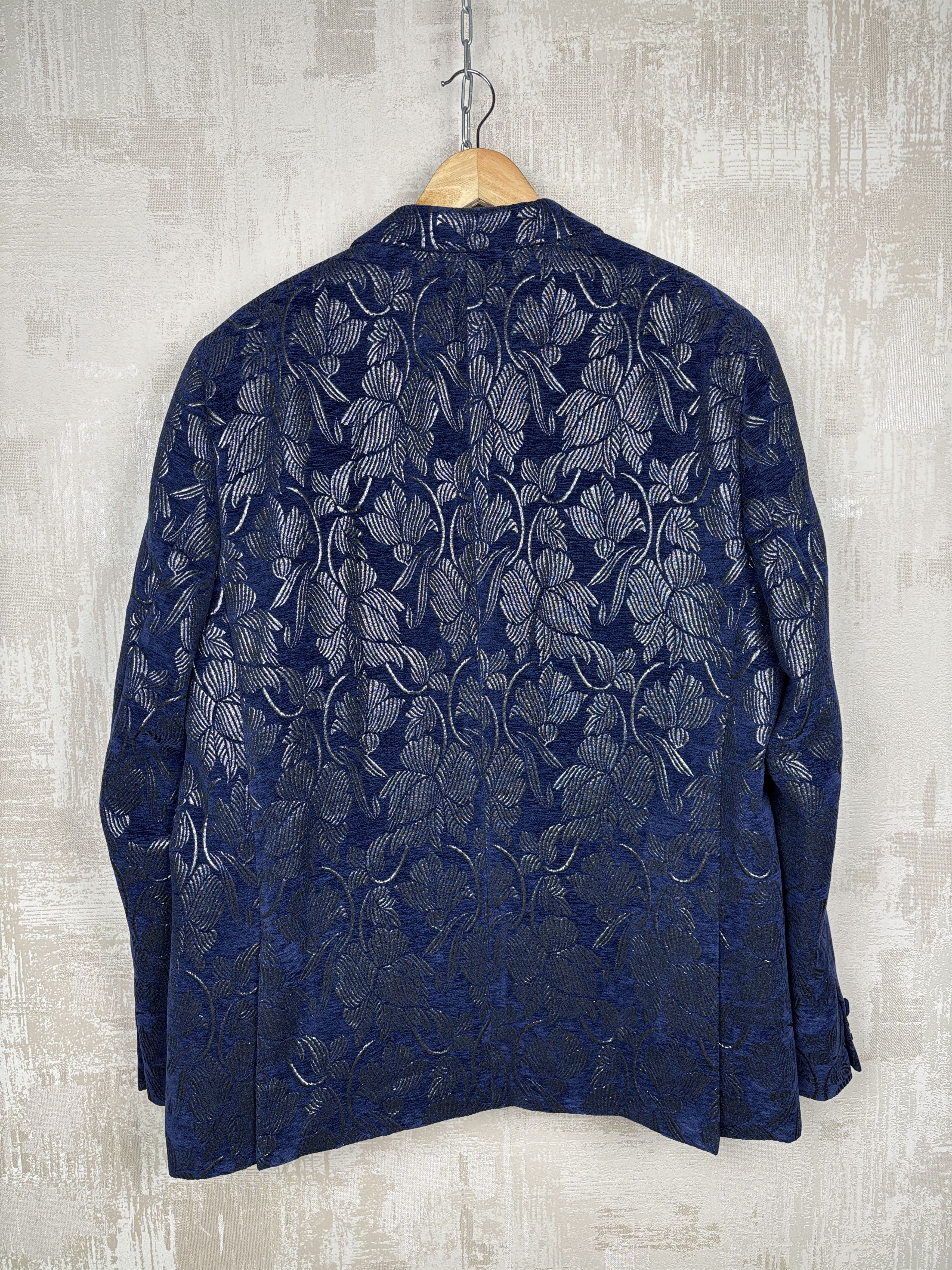 Joe Browns Joe Browns Silver Jacquard Blazer Size UK/US 46, EU 56 Size 46R - 17 Thumbnail
