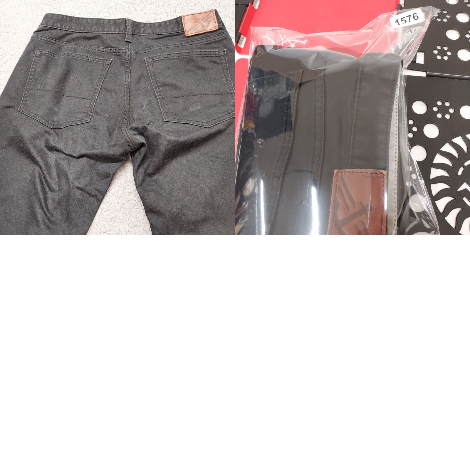 Dockers DOCKERS Men's Straight-Fit Comfort Knit Jean-Cut Pants - Black 32x32 Jeans Pants Chino Casual Regular Mens Size US 32 / EU 48 - 9 Thumbnail