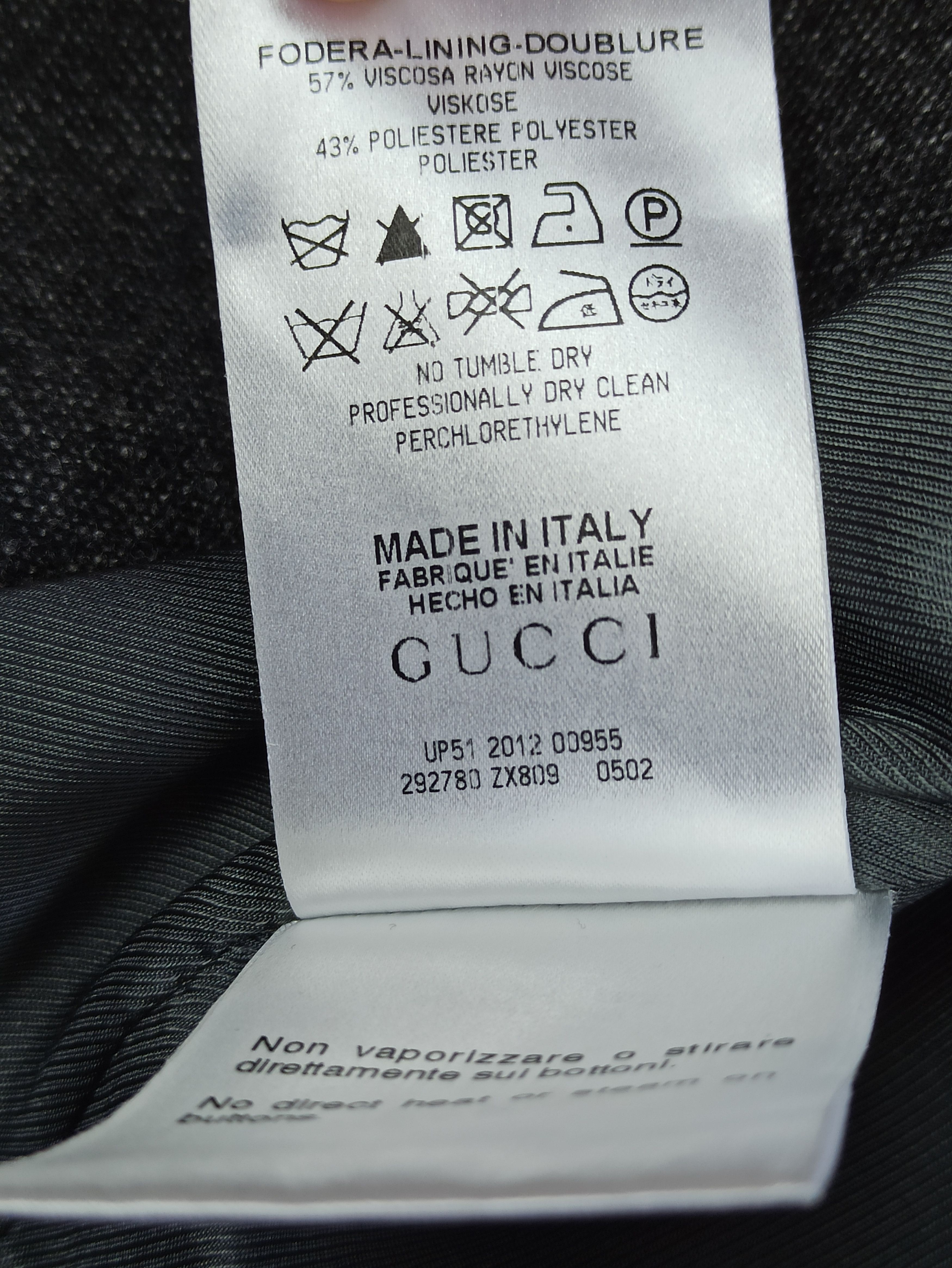 Gucci Gucci Wool Blazer Size S / US 4 / IT 40 - 6 Thumbnail