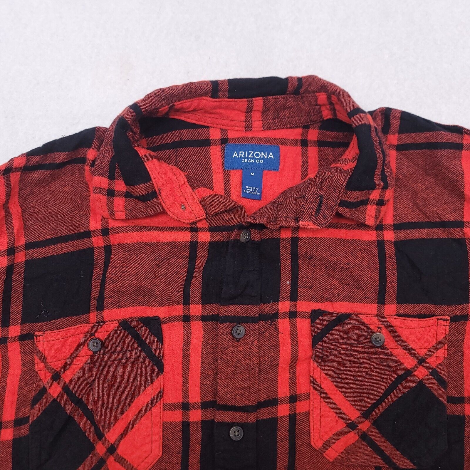 Arizona Jean Co. Arizona Jean Co Buffalo Check Flannel Shirt Mens Size M Red Size US M / EU 48-50 / 2 - 1 Thumbnail