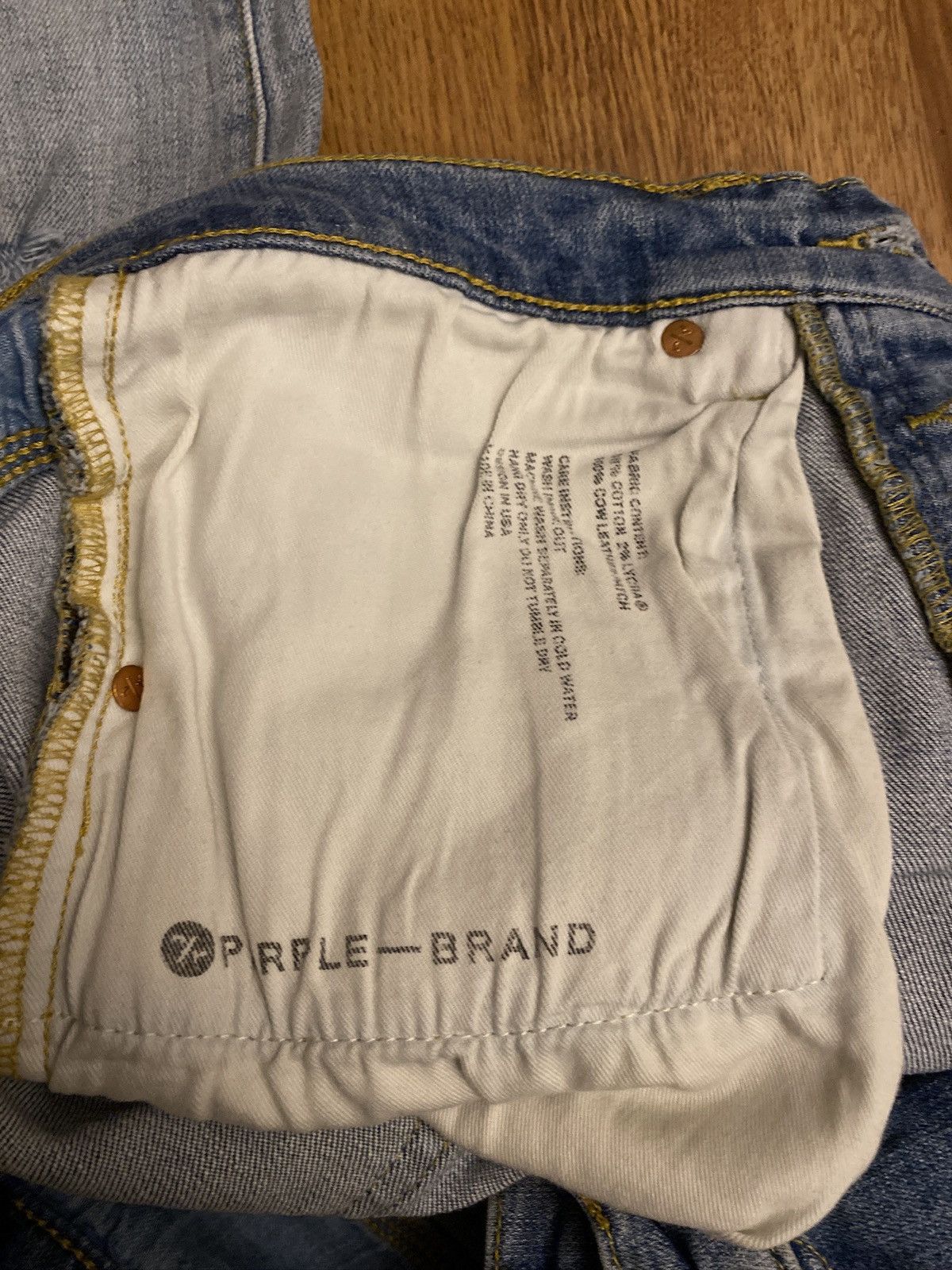 Purple Brand Purple Brand Jeans P0002 Indigo Blowout Size US 31 - 9 Thumbnail