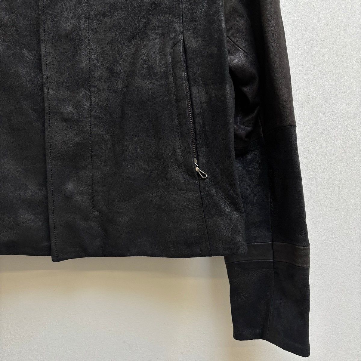 Julius Julius_7 Leather & Suede Biker Jacket Size US S / EU 44-46 / 1 - 6 Thumbnail