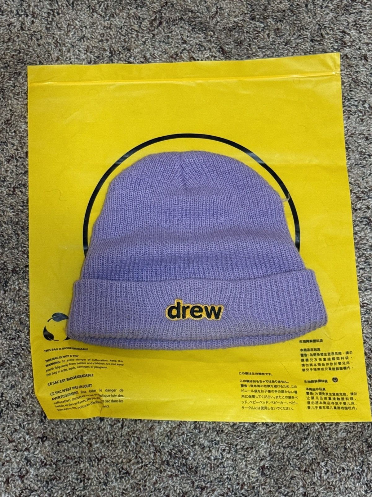 Drew House Drew House Lavender Purple Beanie Size ONE SIZE - 1 Thumbnail