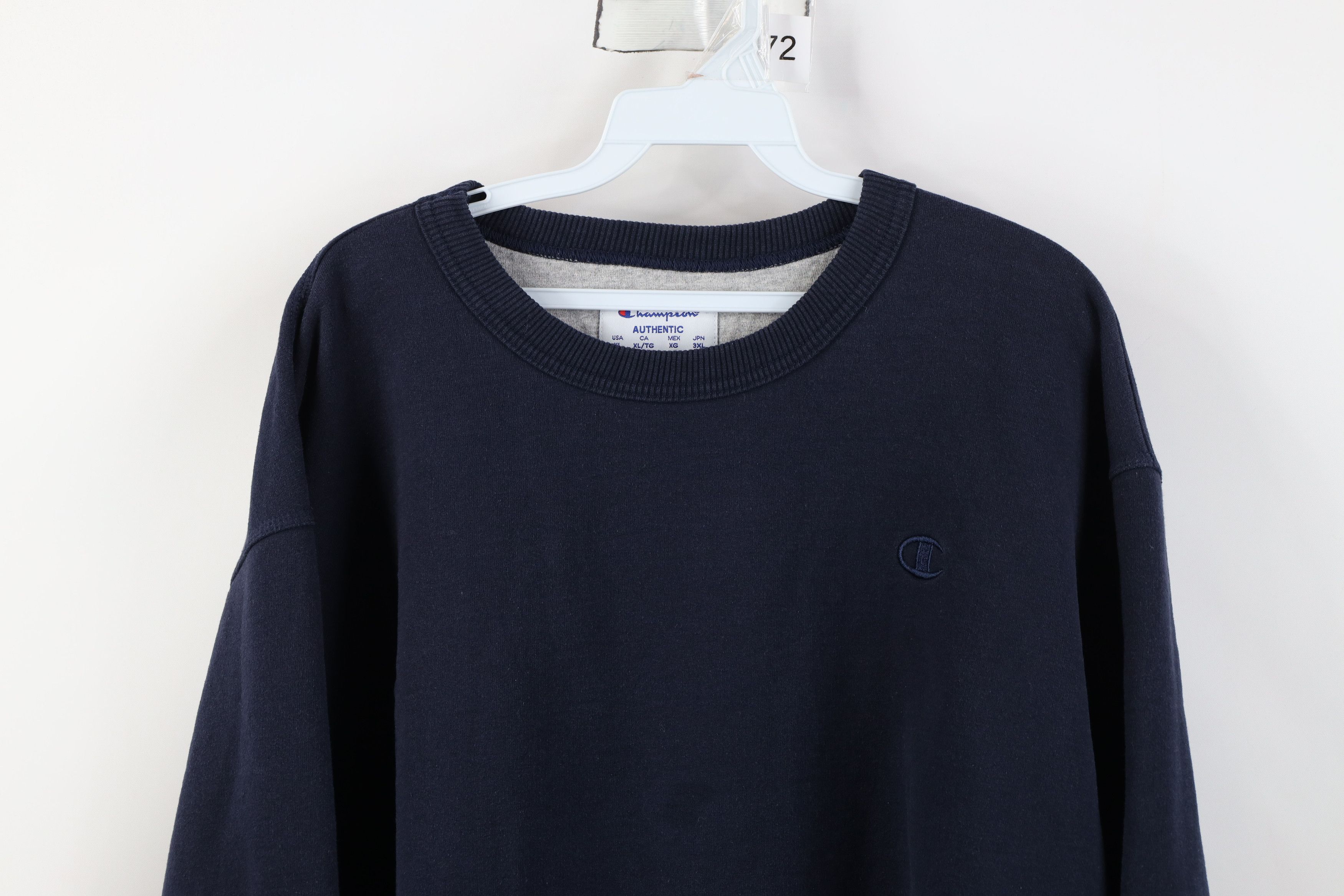 Champion Vintage Y2K Champion Monochrome Crewneck Sweatshirt Size US XL / EU 56 / 4 - 2 Thumbnail