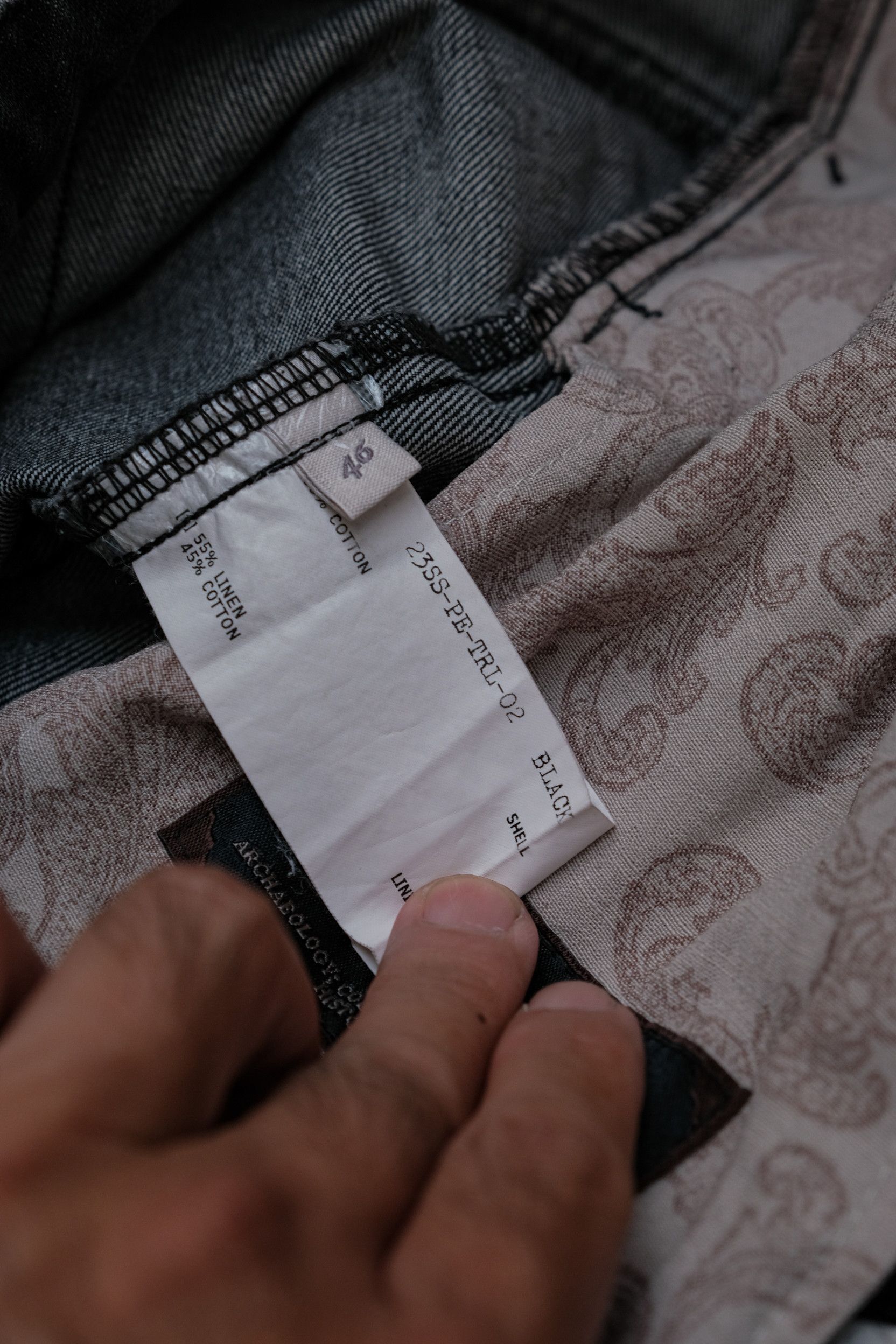 Professor.E Professor.E 23SS | Curved Panel Denim pant Size US 30 / EU 46 - 7 Thumbnail