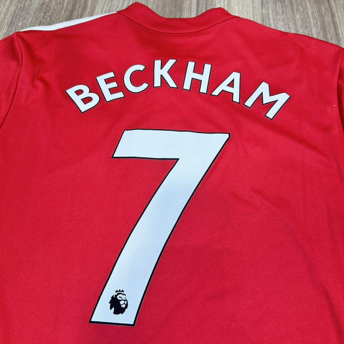 Adidas Manchester united 17/18 longsleeves home shirt #7 Beckham Size US XL / EU 56 / 4 - 5 Thumbnail