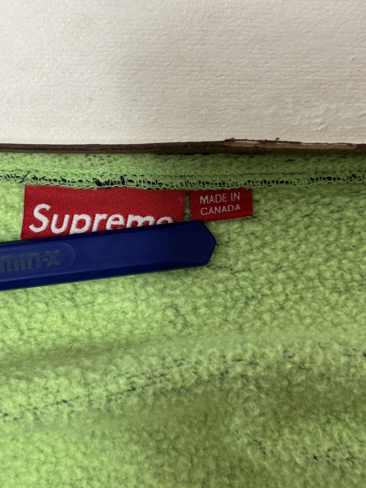 Supreme 🔥 SS18 Supreme Contrast Small Box Zip Jacket Navy SZ Large Size US L / EU 52-54 / 3 - 14 Thumbnail