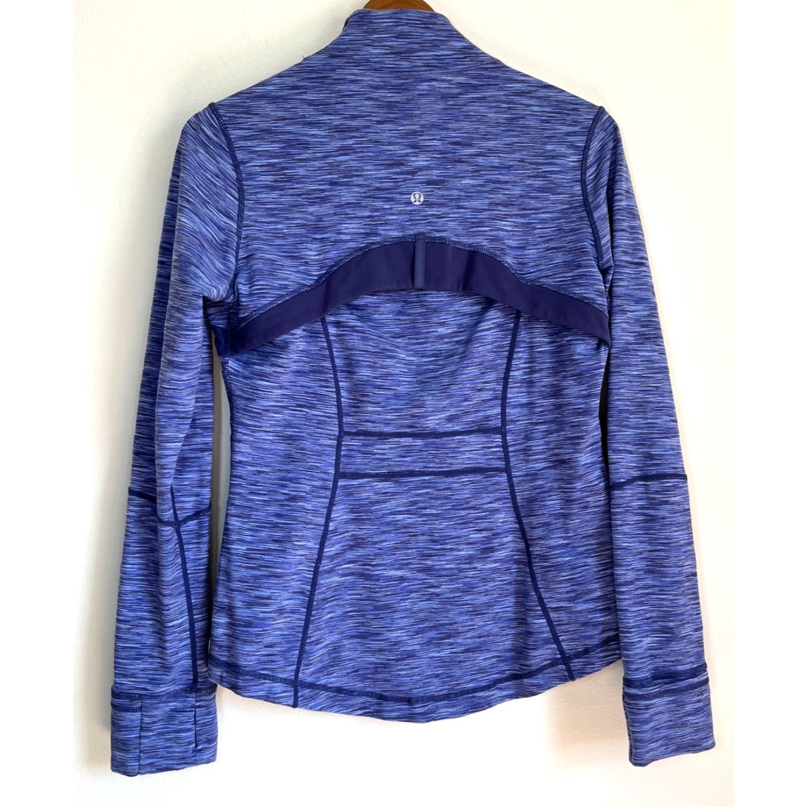 Lululemon Women’s Lululemon Define Jacket in Blue Spacedye Pattern Sz 10 Size L / US 10 / IT 46 - 2 Thumbnail