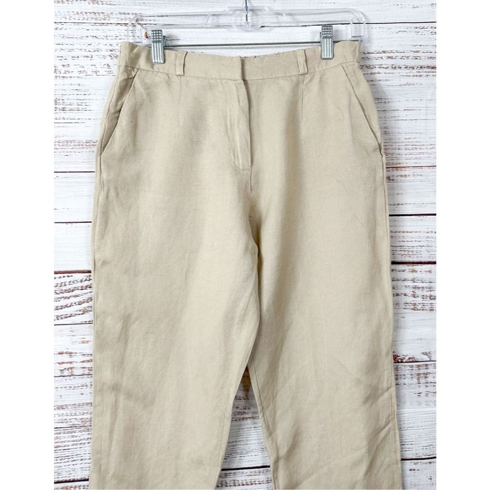 & Other Stories & Other Stories Paris Atelier Casual Pants Cream Size 6 Size 28" / US 6 / IT 42 - 5 Thumbnail