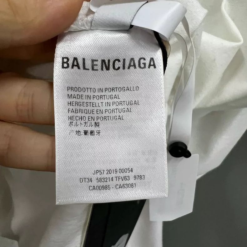 Balenciaga Balenciaga White grass logo short-sleeved Size US M / EU 48-50 / 2 - 4 Thumbnail
