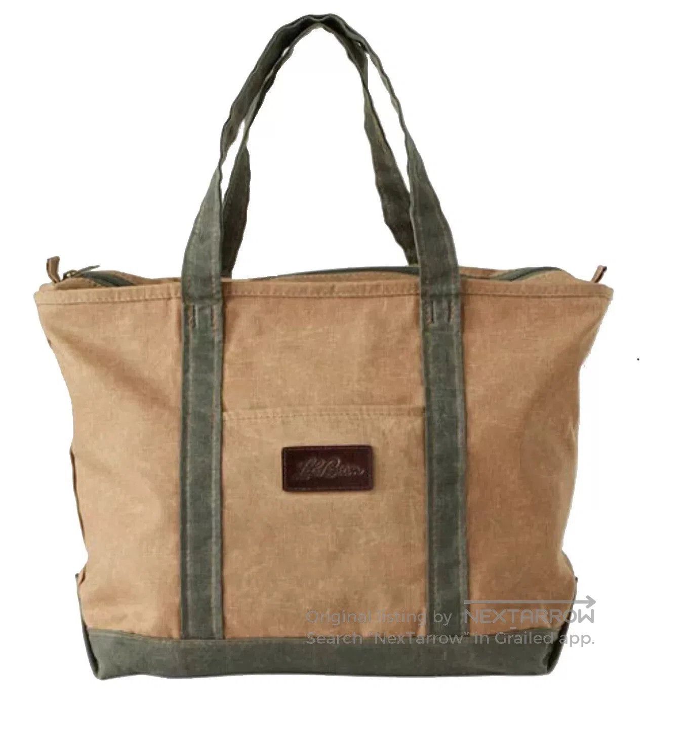 L.L. Bean L.L.Bean Waxed Canvas Vintage Tote. Size ONE SIZE - 8 Thumbnail