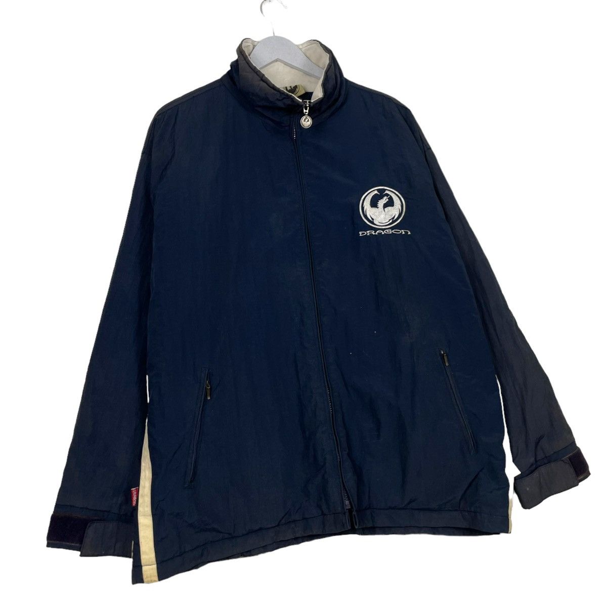 Japanese Brand 💥VTG DRAGON OPTICAL SURFER BIG LOGO JACKET Size US XL / EU 56 / 4 - 3 Thumbnail