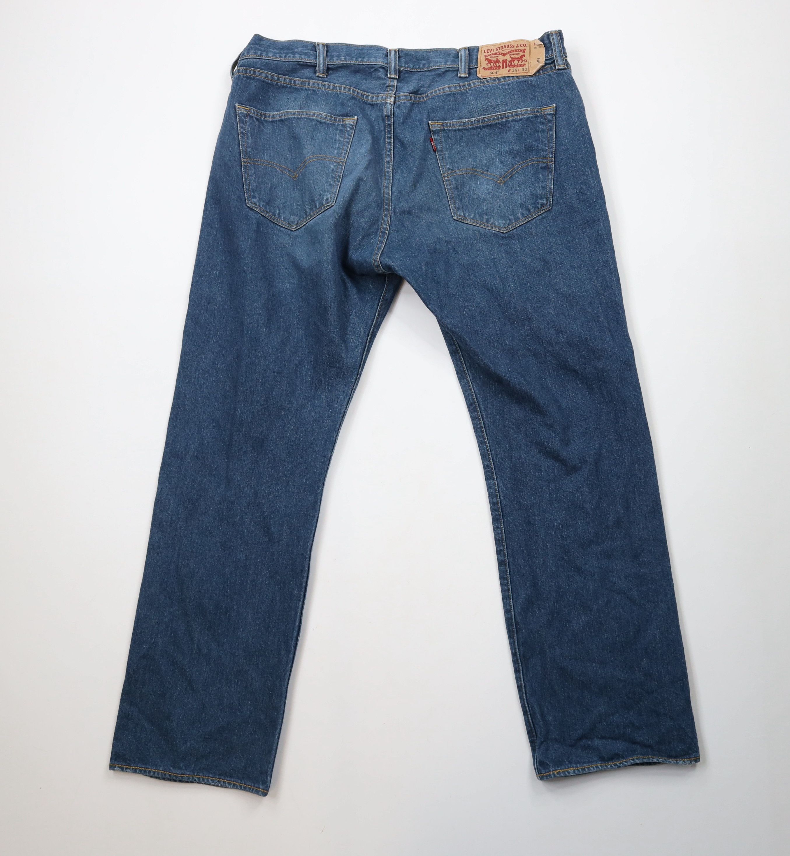 Levi's × Vintage Vintage Y2K Levis 501xx Button Fly Original Fit Denim Jeans Size US 38 / EU 54 - 9 Thumbnail