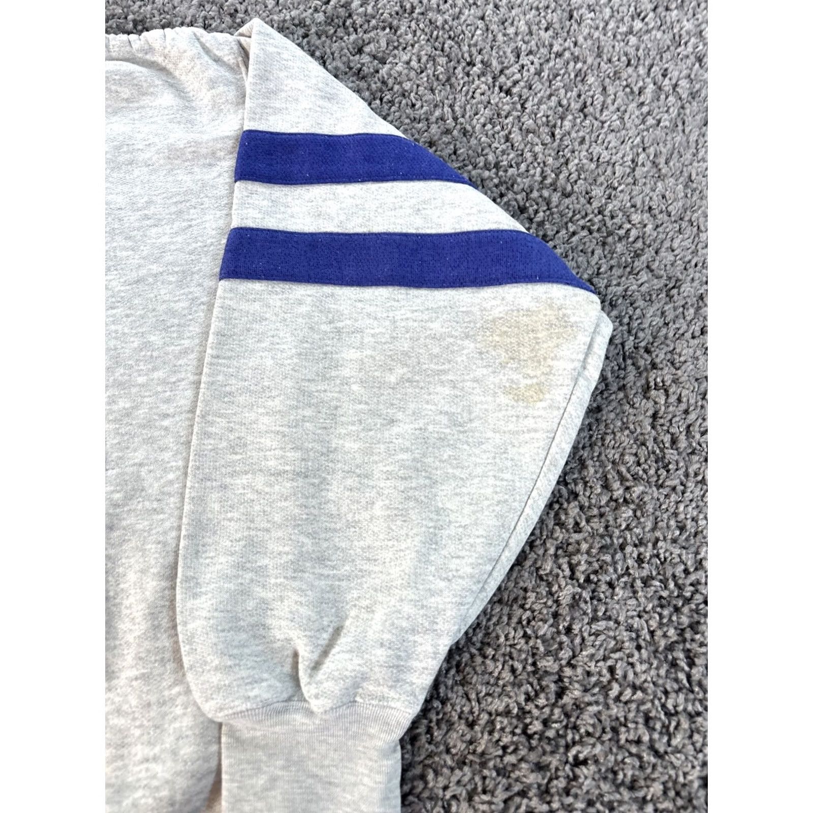 Vintage VINTAGE Tune Time Sweatshirt Stripe Embroidered 90s Mens M White Crew Neck Pullover Fleece Size US M / EU 48-50 / 2 - 6 Thumbnail
