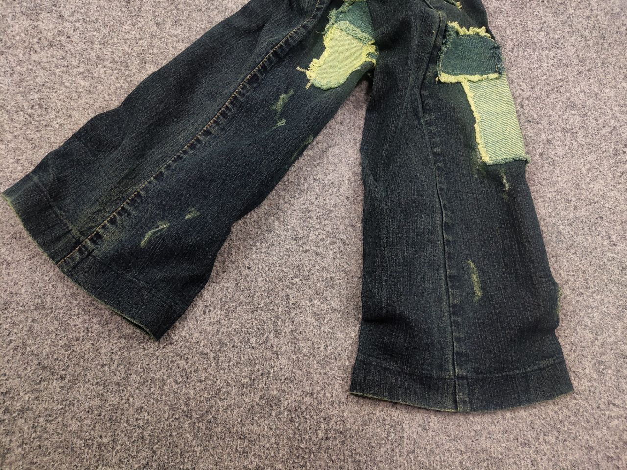 Miss Sixty Vintage Miss Sixty roxy Low Rise Flared patchwork Jeans Y2K Size 31" - 6 Thumbnail