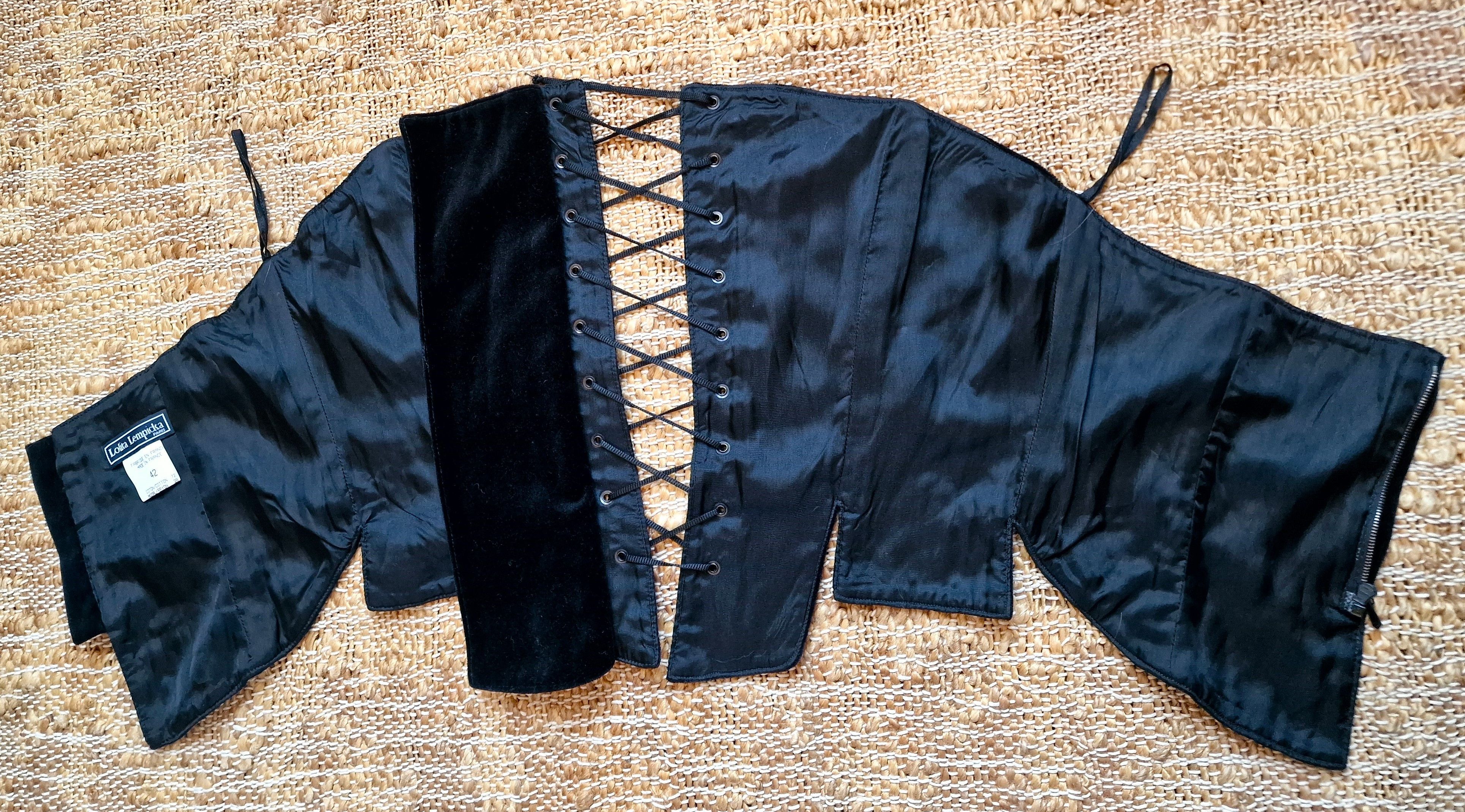 Other Lolita Lempicka Bustier Vintage Large XL Top Boned Corset Size XL / US 12-14 / IT 48-50 - 6 Thumbnail