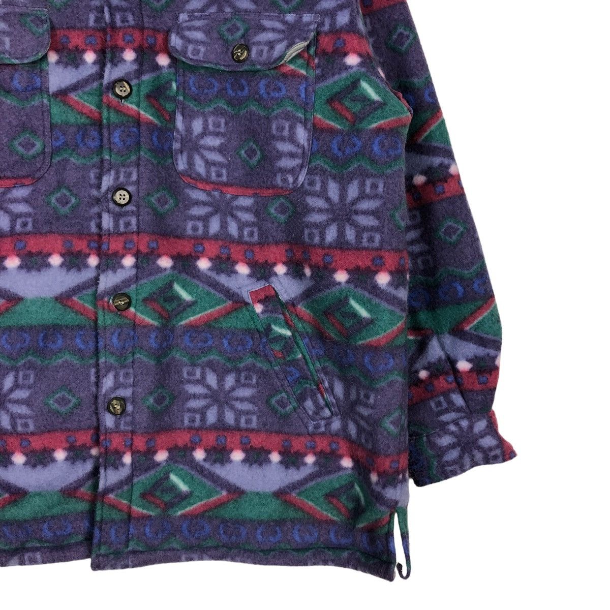Japanese Brand × Vintage 🔥VINTAGE WOOL JACKET AZTEC NATIVE CLES DES DUCS ISSEY MIYAKE Size US M / EU 48-50 / 2 - 7 Thumbnail