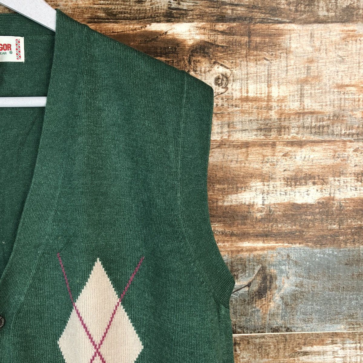 McGregor Mc Gregor Vintage Green Vest #A2415 Size US L / EU 52-54 / 3 - 10 Thumbnail