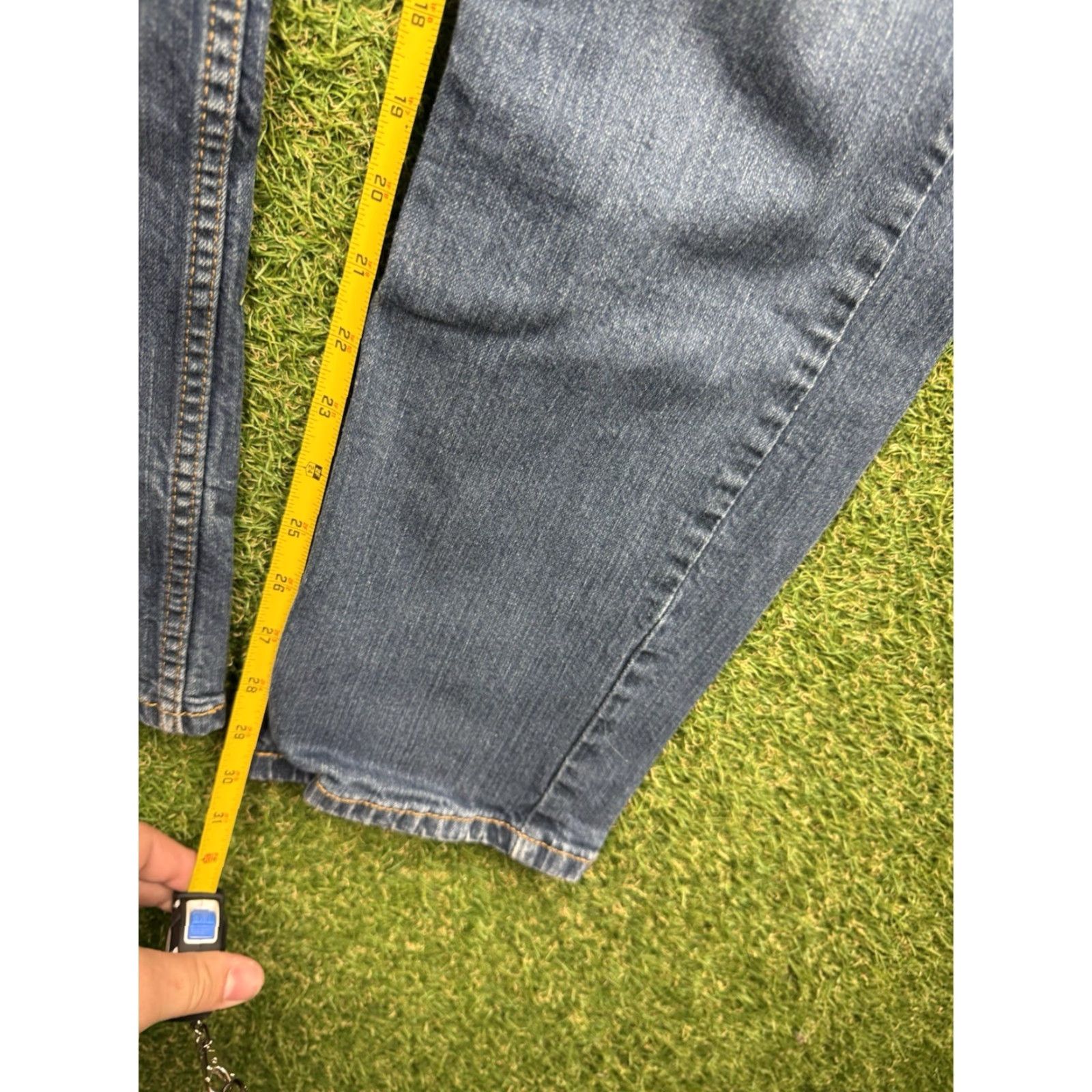 Levi's Levi's 514 Jeans Mens 32x32 Straight Regular Stretch Denim Medium Wash Blue Size US 32 / EU 48 - 5 Thumbnail