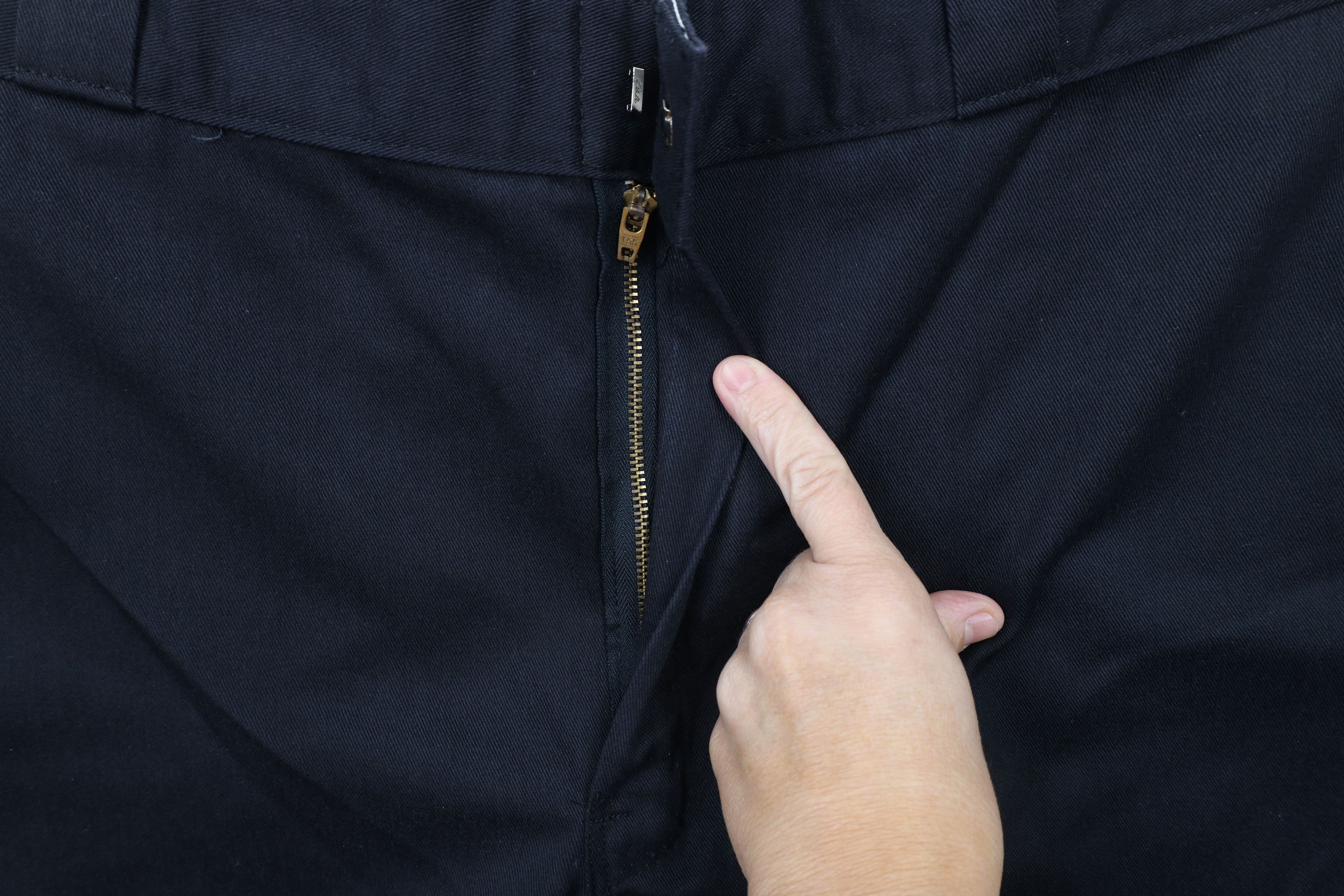 Dickies × Vintage Vintage 90s Dickies Spell Out Wide Leg Work Pants Black Size US 40 / EU 56 - 5 Thumbnail
