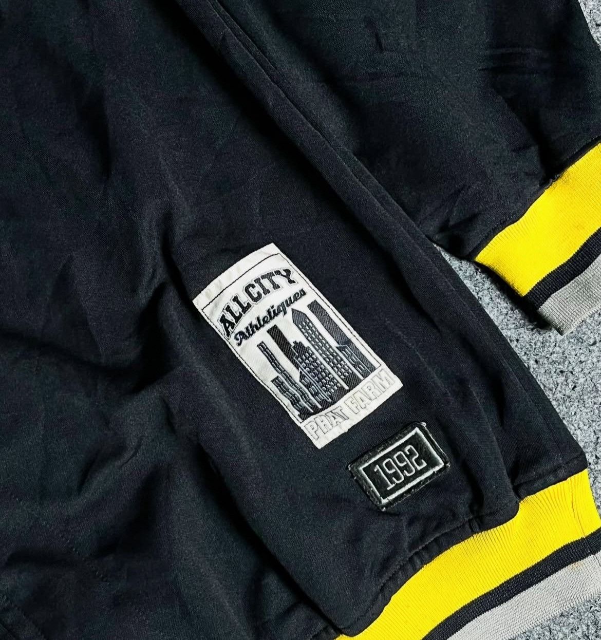 Phat Farm × Vintage HIPHOP VARSITY JACKET PHAT FARM ALL CITY ATHLETIQUES 92 Size US XXL / EU 58 / 5 - 6 Thumbnail