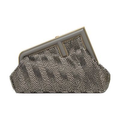Fendi o1s1wg111025 Size: OS / Small First Bag in Grey Size ONE SIZE - 1 Preview